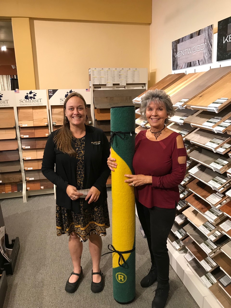 Congratulations Andretta Nylund - winner of our Oregon Duck area rug!